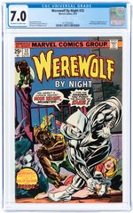 WEREWOLF BY NIGHT #32 AUGUST 1975 CGC 7.0 FINE/VF (FIRST MOON KNIGHT).