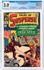 TALES OF SUSPENSE #52 APRIL 1964 CGC 3.0 GOOD/VG (FIRST BLACK WIDOW).