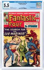 FANTASTIC FOUR #27 JUNE 1964 CGC 5.5 FINE-.