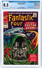 FANTASTIC FOUR #57 DECEMBER 1966 CGC 8.5 VF+.