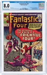 FANTASTIC FOUR #36 MARCH 1965 CGC 8.0 VF (FIRST FRIGHTFUL FOUR & MEDUSA).