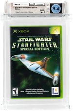 XBOX (2001) STAR WARS: STARFIGHTER SPECIAL EDITION WATA 9.6 A+ SEALED.