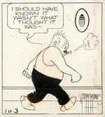 "BRINGING UP FATHER" ORIGINAL DAILY STRIP ART.