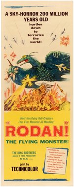 RODAN! THE FLYING MONSTER! INSERT MOVIE POSTER.