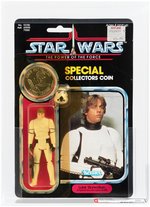 STAR WARS: THE POWER OF THE FORCE (1985) - LUKE SKYWALKER (IMPERIAL STORMTROOPER) 92 BACK AFA 85 Y-NM+.