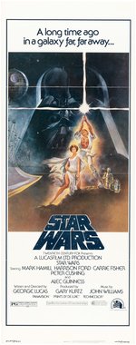 STAR WARS INSERT MOVIE POSTER.