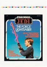 STAR WARS: REVENGE OF THE JEDI - "THE FORCE" LIGHTSABER DISPLAY PROOF SHEET.