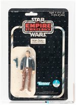 STAR WARS: THE EMPIRE STRIKES BACK (1981) - HAN SOLO (CLOUD CITY OUTFIT) SEARS BLANK BACK AFA 70 Q-EX+ (KENNER CANADA).