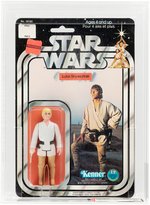 STAR WARS (1978) - LUKE SKYWALKER 12 BACK AFA 85 NM+ (KENNER CANADA).