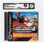 PLAYSTATION PS ONE (2002) TONY HAWK'S PRO SKATER 4 VGA 85 NM+.