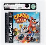 PLAYSTATION PS ONE (2000) CRASH BASH (BLACK LABEL) VGA 85 NM+.