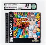PLAYSTATION PS ONE (1996) SUPER PUZZLE FIGHTER II TURBO VGA 85 NM+.