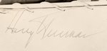 HARRY & BESS TRUMAN SIGNED WHITE HOUSE CHRISTMAS DISPLAY.