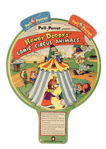 “POLL PARROT PRESENTS HOWDY DOODY’S COMIC CIRCUS ANIMALS” MECHANICAL TOY.