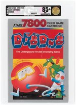 ATARI 7800 (1987) DIG DUG VGA 85+ NM+ UNCIRCULATED.