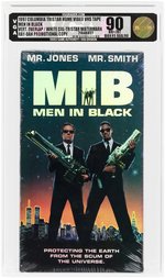 MEN IN BLACK VHS (1997) VGA 90 NM+/MINT (VERTICAL OVERLAP/WHITE COLUMBIA TRI-STAR HOME VIDEO WATERMARK/RAY-BAN PROMO COPY).