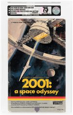 2001: A SPACE ODYSSEY VHS (1985) VGA 75 EX+/NM (FLATBACK SEAL/HOLO STICKER - BOTTOM).