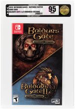 NINTENDO SWITCH (2019) BALDAR'S GATE I & II ENHANCED EDITIONS VGA 95 MINT.