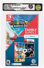 NINTENDO SWITCH (2019) MARIO + RABBIDS: KINGDOM BATTLE/STARLINK: BATTLE FOR ATLAS (WALMART EXCLUSIVE FAMILY BUNDLE) VGA 95 MINT. (NONE GRADED HIGHER)