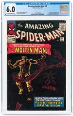 AMAZING SPIDER-MAN #28 SEPTEMBER 1965 CGC 6.0 FINE (FIRST MOLTEN MAN).