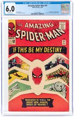 AMAZING SPIDER-MAN #31 DECEMBER 1965 CGC 6.0 FINE (FIRST GWEN STACY, HARRY OSBORN & PROFESSOR MILES WARREN).