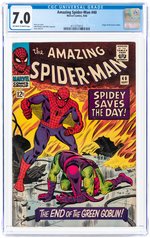 AMAZING SPIDER-MAN #40 SEPTEMBER 1966 CGC 7.0 FINE/VF.