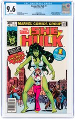 SAVAGE SHE-HULK #1 FEBRUARY 1980 CGC 9.6 NM+ (NEWSSTAND EDITION - FIRST SHE-HULK).