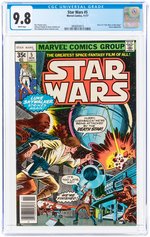 STAR WARS #5 NOVEMBER 1977 CGC 9.8 NM/MINT (NEWSSTAND EDITION).