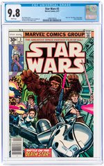 STAR WARS #3 SEPTEMBER 1977 CGC 9.8 NM/MINT (NEWSSTAND EDITION).