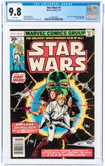 STAR WARS #1 JULY 1977 CGC 9.8 NM/MINT (NEWSSTAND EDITION).