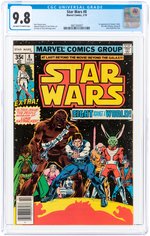 STAR WARS #8 FEBRUARY 1978 CGC 9.8 NM/MINT (NEWSSTAND EDITION - FIRST JAXXON).