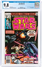 STAR WARS #6 DECEMBER 1977 CGC 9.8 NM/MINT (NEWSSTAND EDITION).