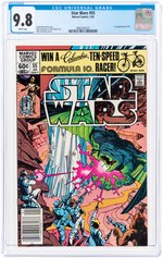 STAR WARS #55 JANUARY 1982 CGC 9.8 NM/MINT (NEWSSTAND EDITION).