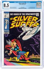 SILVER SURFER #4 FEBRUARY 1969 CGC 8.5 VF+ (SILVER SURFER VS. THOR).