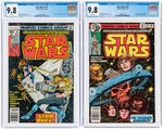 STAR WARS #15 & #19 CGC 9.8 NM/MINT PAIR (NEWSSTAND EDITION).