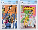 STAR WARS #60 & DROIDS #1 CGC 9.8 NM/MINT PAIR.