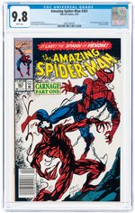 AMAZING SPIDER-MAN #361 APRIL 1992 CGC 9.8 NM/MINT (NEWSSTAND EDITION - FIRST CARNAGE).