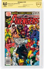 AVENGERS #181 MARCH 1979 CBCS 8.0 VF (VERIFIED SIGNATURE - NEWSSTAND EDITION - FIRST SCOTT LANG).