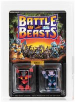 BATTLE BEASTS (1987) SERIES 1 - GARGANTUAN GORILLA & SWINY BOAR AFA 85 NM+.