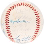 1991 WORLD SERIES CHAMPIONS MINNESOTA TWINS TEAM-SIGNED BASEBALL.