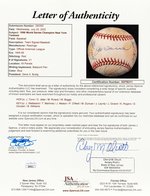 1996 WORLD SERIES CHAMPIONS NEW YORK YANKEES TEAM-SIGNED BASEBALL.