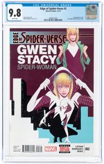 EDGE OF SPIDER-VERSE #2 NOVEMBER 2014 CGC 9.8 NM/MINT (FIRST SPIDER-GWEN).