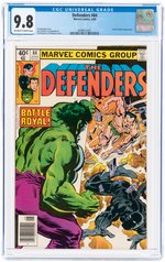 DEFENDERS #84 JUNE 1980 CGC 9.8 NM/MINT (NEWSSTAND EDITION).