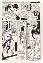 BLUE DEVIL #7 COMIC BOOK PAGE ORIGINAL ART BY GIL KANE.