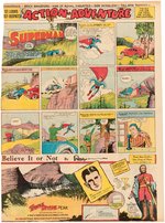 SUPERMAN MATCHED SET OF FIRST 3 SUNDAY PAGES (NOVEMBER 1939).