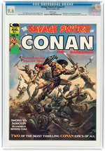 SAVAGE SWORD OF CONAN #1 AUGUST 1974 CGC 9.6 NM+.