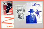 "ZORRO" FOUR-PIECE PAPER LOT.