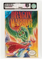 NINTENDO NES (1989) DRAGON WARRIOR (WHITE NINTENDO SEAL) VGA 85 NM+.