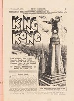 BOYS' MAGAZINE 1933 ISSUE WITH KING KONG CONTENT.