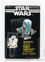 STAR WARS (1978) - WIND-UP R2-D2 18 BACK AFA 60 EX (KENNER CANADA).